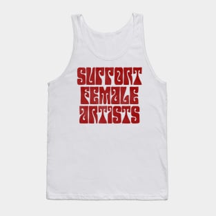 Support Female Artists Tank Top